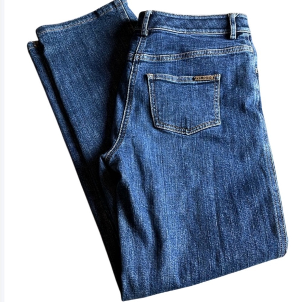 St John Caviar Blue Jeans - Straight Leg- Size 4